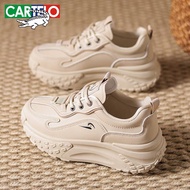 K-88/Cartelo Crocodile（CARTELO）Small Daddy Shoes Women's Autumn Thick Bottom2024New Internet Celebrity Casual Sports Wom