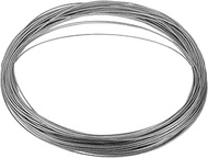 uxcell 1/16" (1.5mm) 304 Stainless Steel Cable Wire Rope 7 x 7 Strands Core 98ft (30m) PVC Coated Ai
