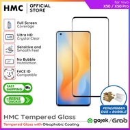 original hmc full cover tempered glass vivo x50 pro / x50 anti gores - vivo x50