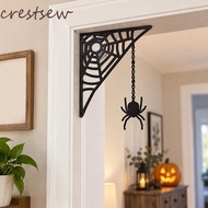 Spider Web Corner Decor, Creepy Fun Spider Web Door Frame Prop, Fake Spider Web Plastic Realistic Ha