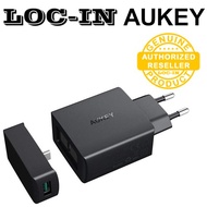 AUKEY PA-Y7 29W Amp Duo Power Delivery 3.0 USB C +2 Port Turbo Charger