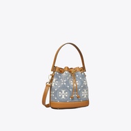 TORY BURCH T MONOGRAM Jacquard One Shoulder Bucket Bag 159637