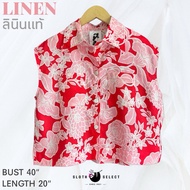 SLOTH SELECT…เสื้อลินินแท้ 💯 ลายผ้าสวยสดใส ชาวไทยใส่ได้หลายโอกาสเลยค่ะ ผ้าเนื้อนิ่ม ตัดเย็บดี ระบายอ