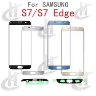 For Samsung Galaxy S7 G930 S7 Edge G935 Touch Screen Front Glass LCD Display External Glass With LCD