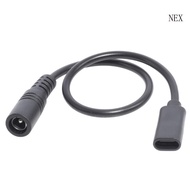NEX DC 5521 to Type C Connector 5 5x2 1mm to USB Type-C Converter Power Supply Cord