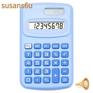SUSAN Mini Pocket Calculator, Large LCD Display 8-Digit Scientific Calculator, Cartoon Silent 8-Digi