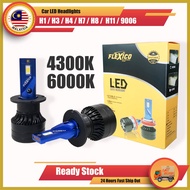 [2PCS] H1/H3/H4/H7/H8/9006/9012/D2 Car / Motorcycle LED Headlight Bulb 12V FLEXICO