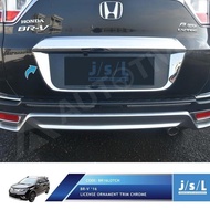 Honda Brv Rear Car Plate List Jsl / License Trim Chrome Accessories