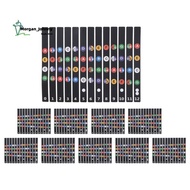 Ukulele Fretboard Stickers Chord Fret Stickers Note Sticker Finger Guide for Ukulele Beginner 10PCS
