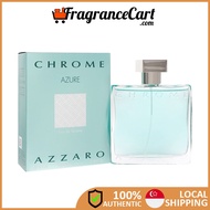 [FragranceCart] Azzaro Chrome Azure EDT for Men (100ml) New 100% Authentic Perfume Man Light Blue