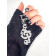 Korean Style ins Style Simple High-End Polka Dot Star Staff Bag Pendant Music Symbol Artist Accessor