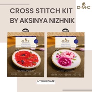 DMC Cross Stitch Kit The Designer Collection Floral By Aksinya Nizhnik Cross Stitch Kit Cross Stitch