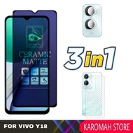 Tempered Glass Ceramic Matte VIVO Y18 Anti-Radiation Screen Protector