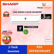 ( FREE SHIPPING ) Sharp J-Tech 5⭐️Inverter Plasmacluster Air Conditioner AHXP10YMD / AHXP13YMD / AHX