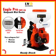 Eagle Pro 3WF-3AK Stainless steel (body spring and campling) Knapsack Mist Duster Pam Racun Pam Baja