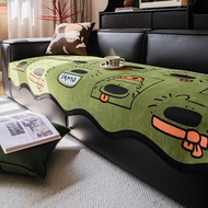 YEYA เบาะโซฟา Chenille กันลื่นใช้ได้ทั้งสี่ฤดูกาลป้องกันแมวเกาโซฟา