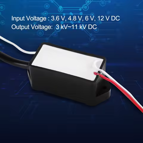 Pulse Coil Module DC3.6V/4.8V/6V/12V High Voltage Pulse Generator DC 3kV-11kV Super Electric Arc Mod
