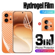 Soft Hydrogel Film For Honor 600 Pro Lite 5G 2026 Carbon Back Film For Honor600 600Pro 600Lite Scree