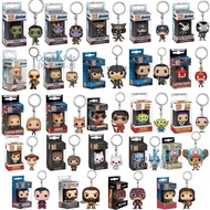 FUNKO POP keychain Marvel Stranger Things Spider-Man Captain America SAILOR MOON Game of Thrones with Box
