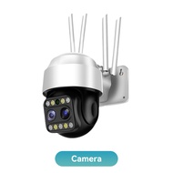 Hamrol 5MP Kamera 10X Zoom Dual Lens Outdoor Wireless PTZ IP Kamera P2P CCTV Connect to Cellphone YO
