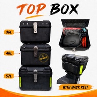 GS 36L 48L 57L Top Box Motorcycle ABS Plastic Kotak Motosikal Universal Motor Box