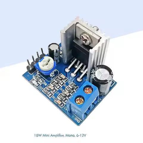 TDA2030A Digital Amplifier Board Single Channel 18W 6-12V BT-compatible Wireless Audio Amplifier Boa