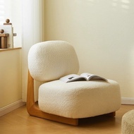 Shi Shan Lazy Lazy Sofa Chair Solid Wood Alpaca Living Room Single Back Chair Bedroom Floor Designer