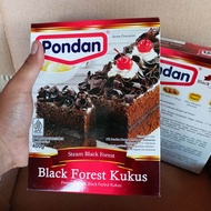 Pondan black forest kukus dan panggang / bubuk instan kue , membuat kue lebih mudah dengan rasa blac