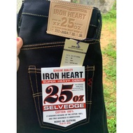 IRON HEART IH777-XHSIB 25oz HEAVY WEIGHT DOUBLE INDIGO DENIM