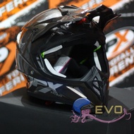 PROMO HELM JPX CROSS SOLID GLOSS + GOOGLE SNAIL MX 36 HELM CROSS JPX POLOS JPX FOX 1 SOLID POLOS PUT