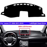 Car Inner Dashboard Cover For Lexus CT 200h 2011 - 2019 CT200h Auto Dash Mat Carpet Cape Sun shade D