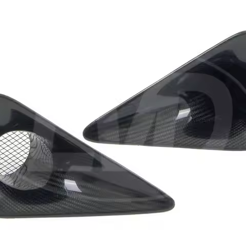 CARBON FIBER FOG LAMP COVER for 2006-2010 HONDA CIVIC FN2