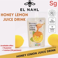 (SG) El NAHL HONEY LEMON JUICE - HALAL - HONEY LEMON JUICE DRINK - OFFER DISCOUNT PRICE (170ml per p