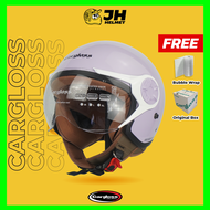Helm Cargloss YRH Hijab Ori | Helm Wanita | Retro Bogo | Helm Half Face | Jual Helm