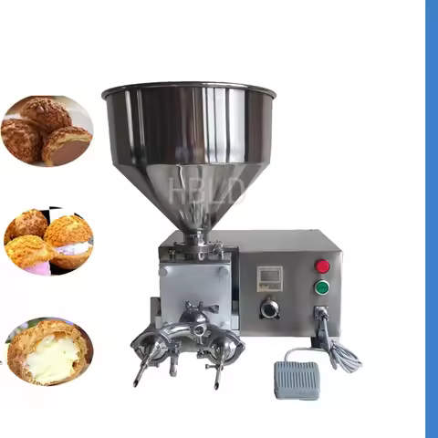 Sandwich Cake Cream Filling Machine Puff Chicken Rolls Jam Chocolate Jam Injection Machine