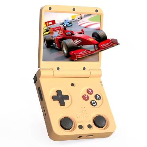 NEW Miyoo Flip V2 Collapsible Handheld Game Players Consoles 3.5'' IPS Portable Video Game Linux Sys