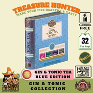 Basilur Gin & Tonic Blue Edition Ceylon Premium Green Tea 32E Individual Teabags