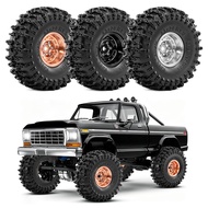 4PCS 1.0 inch Metal Tires Wheel Rim 63*24mm for 1/18 RC Crawler Traxxas TRX4M SCX24 FMS Ascent-18 Ax