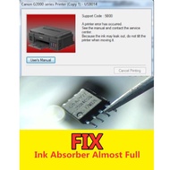 CANON G2010 WASTE INK ABSORBER RESET IC