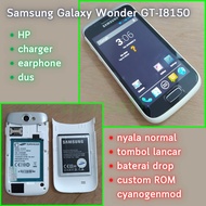 Samsung Galaxy Wonder GT-I8150 hp bekas minus jadul second terawat