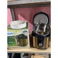 Philips Rice Cooker 2ltr Series 5000 HD3138/34 Custom Stainless Steel Pan Healthy Pan ORIGINAL