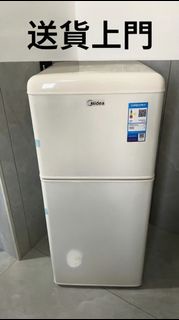 冰箱小型100公升以上雙門雙溫冷藏冷凍出租屋兩用小戶型復古風 Small refrigerator, 100 liters or more, double-door, dual-temperature