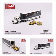 MINI GT MGTS0009 CORVETTE RACING C8 ITEM.R RACING TRANSPORTER SET READYY