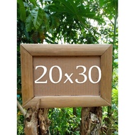 Photo frame, custom photo frame size 20x30 cm, super thick bamboo photo frame