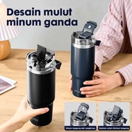 MEDAN TUMBLER Stainless steel Handle 2in1 - Thermos 890ml - Two-layer stainless steel drinking bottl