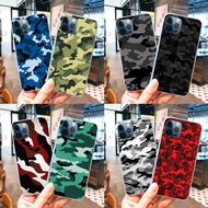 for OPPO Reno 2 2F 2Z 3 4 5 TPU transparent soft Case F96 Camouflage Pattern Camo Army