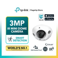 TP-Link VIGI C230I Mini IR Dome Network CCTV IP Camera | Corridor Mode | Wide angle view | Two way a