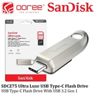 SanDisk Ultra Luxe CZ75 Type-C USB 3.2 Flash Drive 300MB/s 64GB-256GB PenDrive Thumbdrive Metal