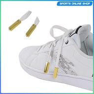 [Beauty] Shoe Laces  Aglets 4 pcs Gold Polished for Sneakers Hoodies Jackets Sweats