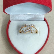 cincin C mata putih 1 gram emas muda